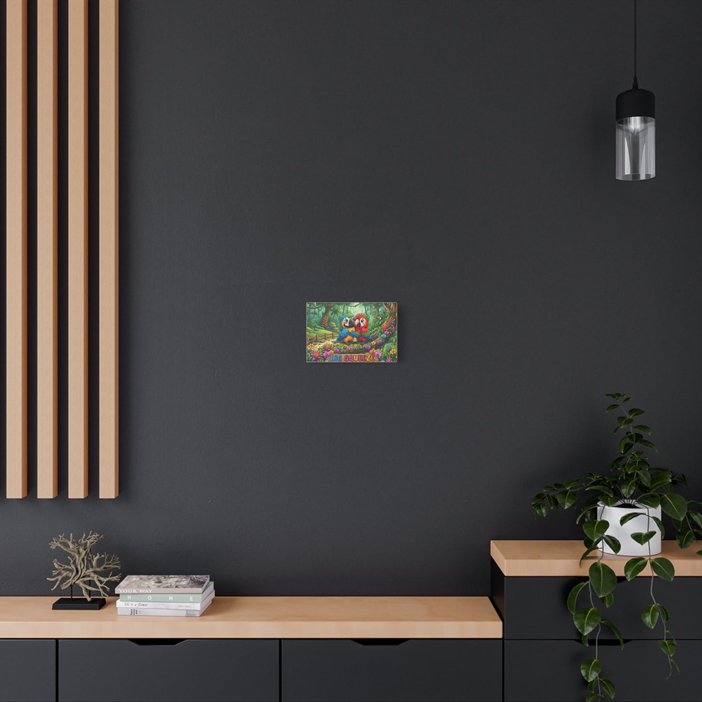 Big Squeeze Macaw Classic Canvas