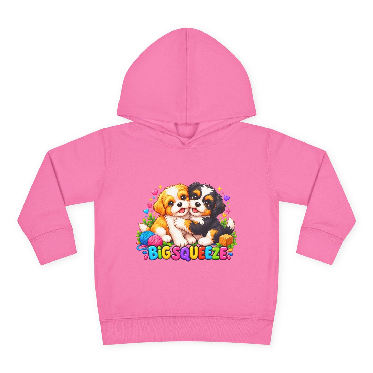 Big Squeeze Shih Tzu Toddler Pullover Fleece Hoodie