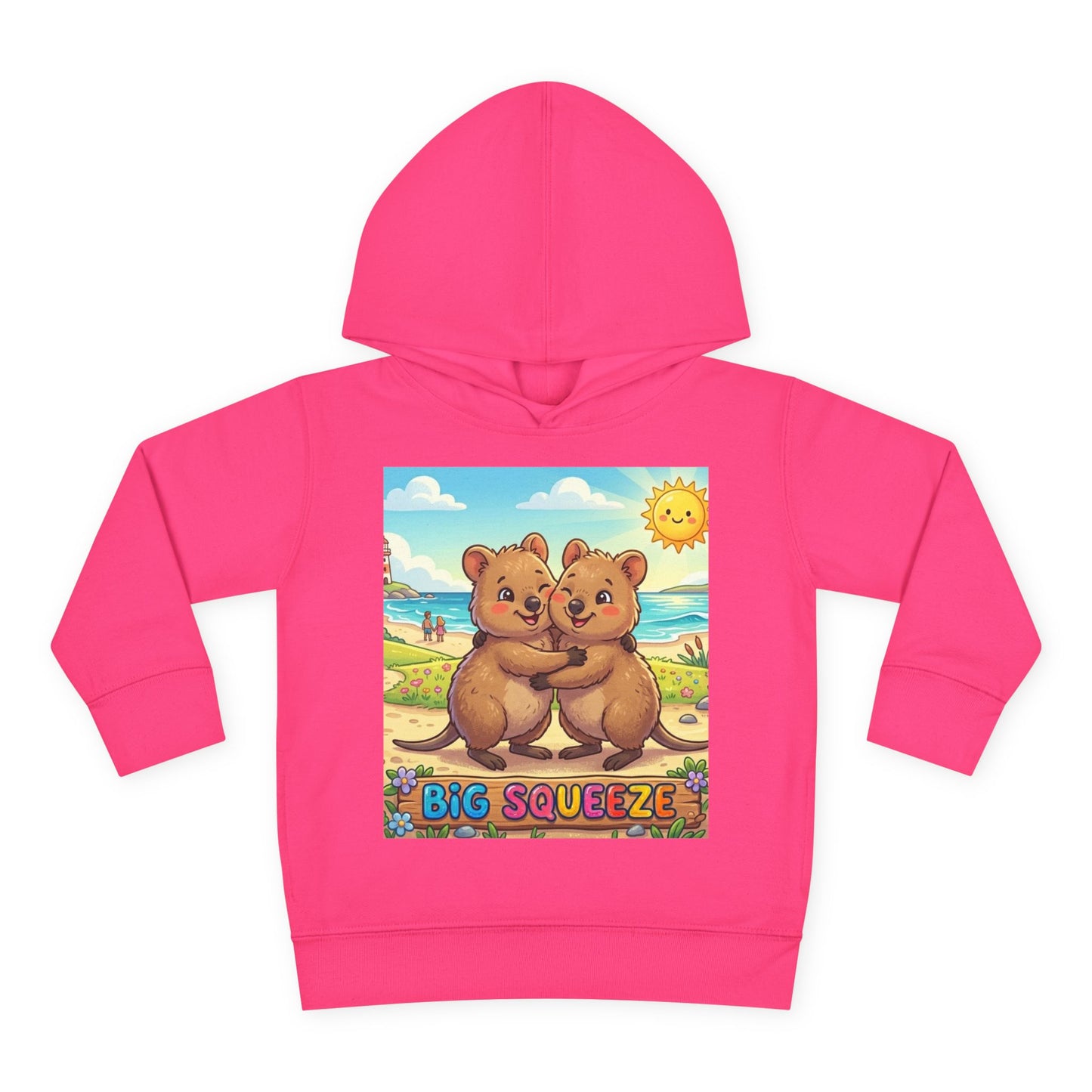 Big Squeeze Quokka Toddler Pullover Fleece Hoodie