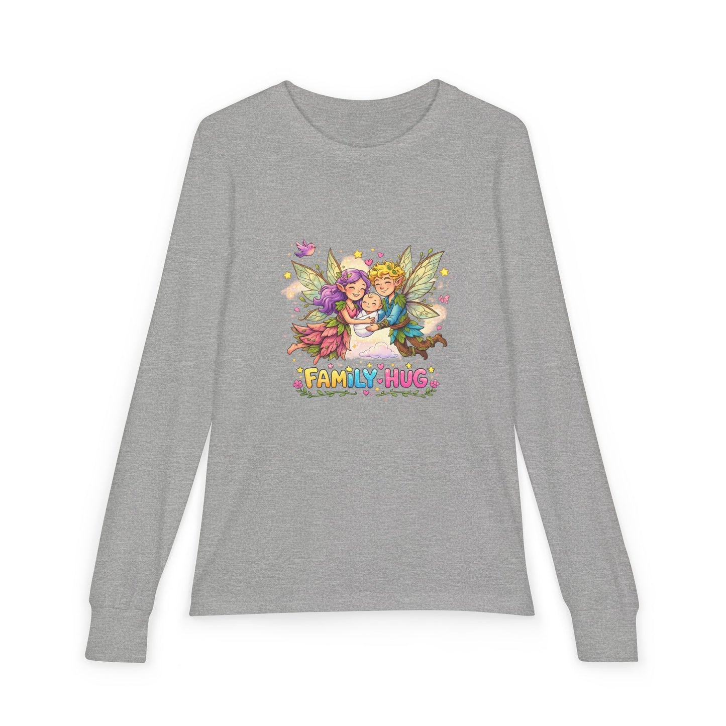 Family Hug Fairy Youth Jersey Long Sleeve Tee