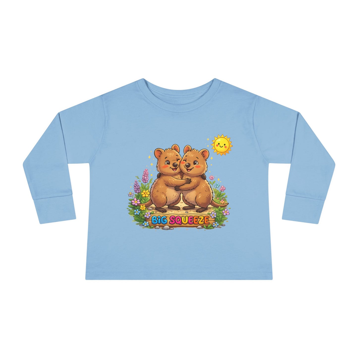 Big Squeeze Quokka Toddler Long Sleeve Tee