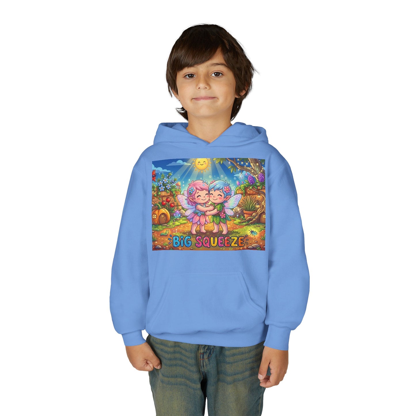Big Squeeze Fairy Youth Heavy Blend Hooded Sweatshirt