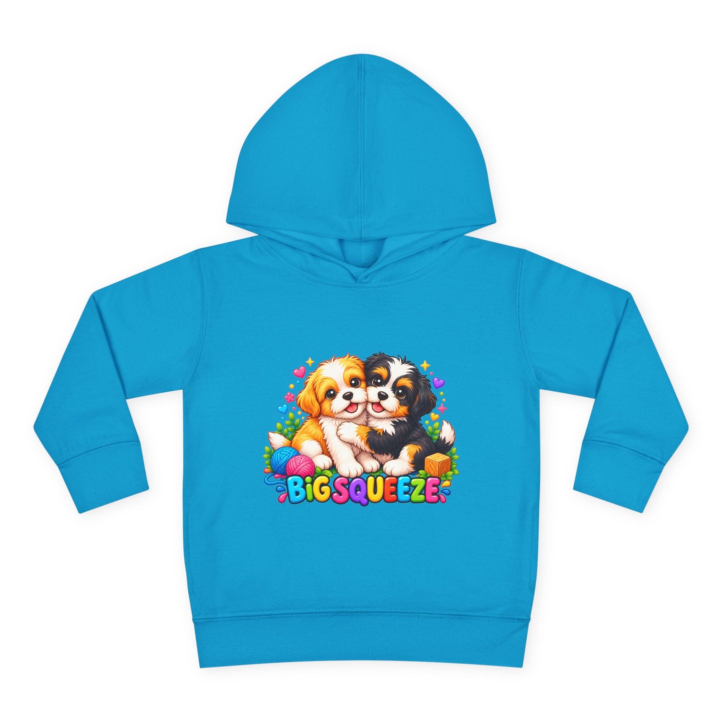 Big Squeeze Shih Tzu Toddler Pullover Fleece Hoodie