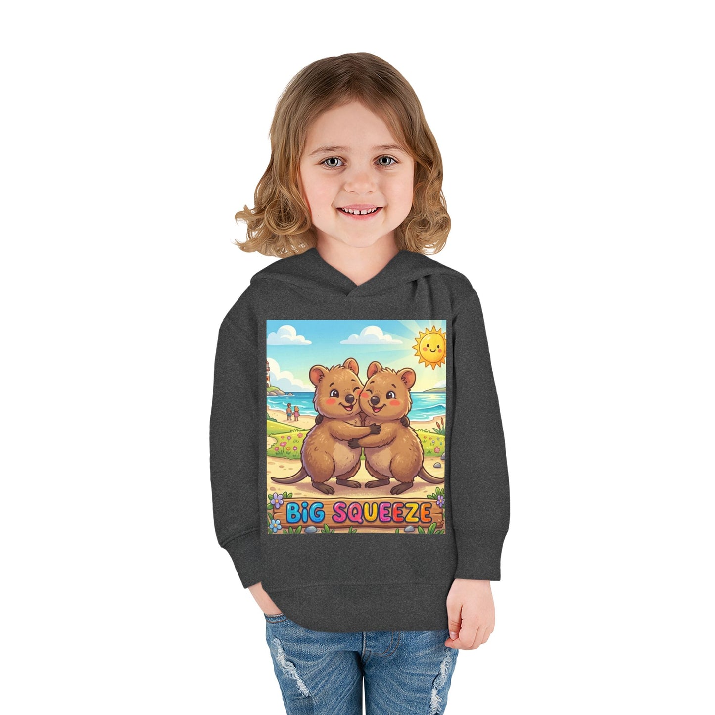 Big Squeeze Quokka Toddler Pullover Fleece Hoodie