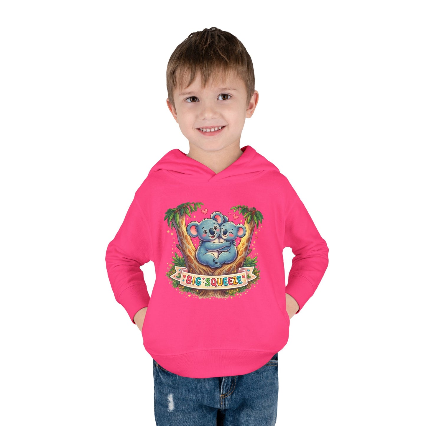 Big Squeeze Koala Toddler Pullover Fleece Hoodie