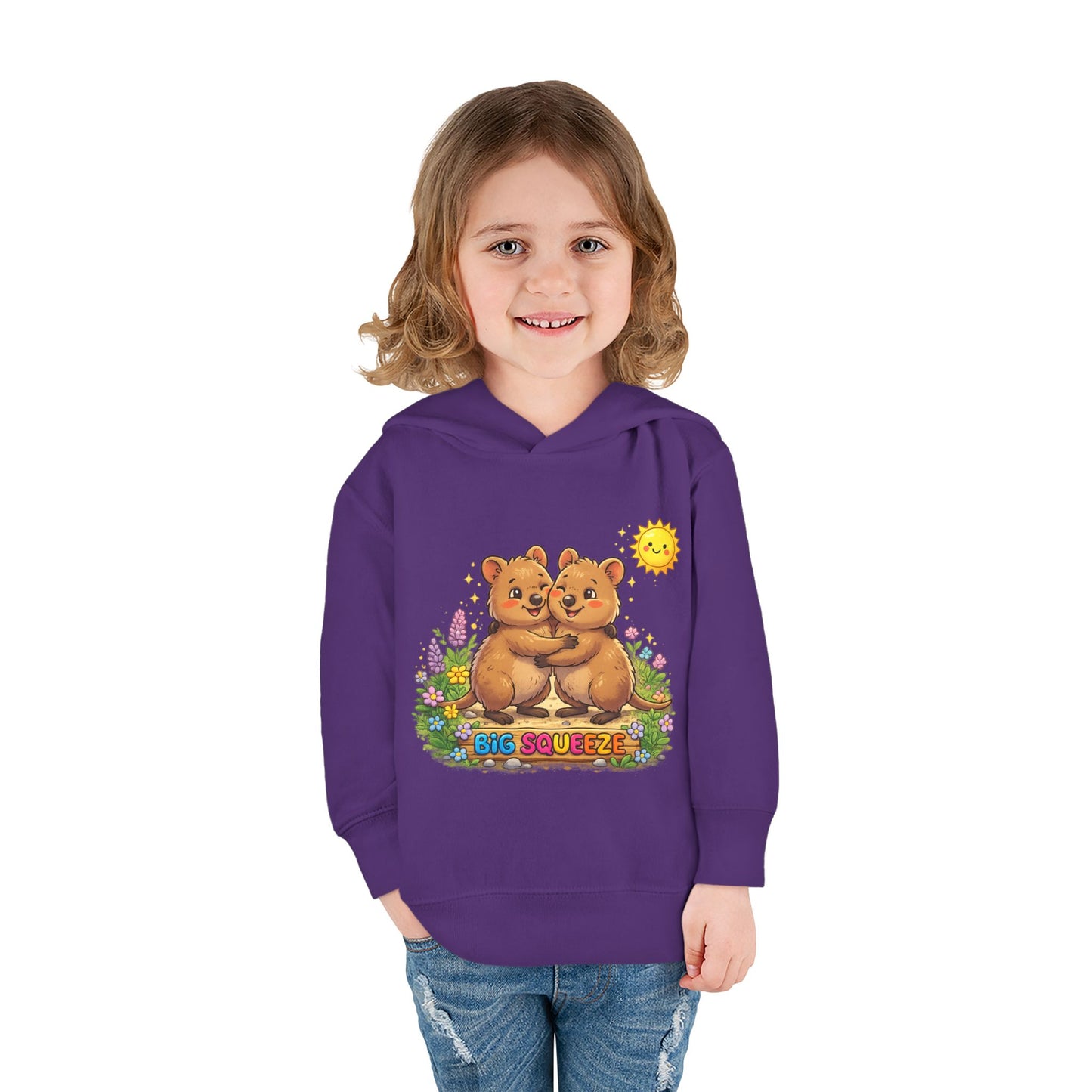 Big Squeeze Quokka Toddler Pullover Fleece Hoodie