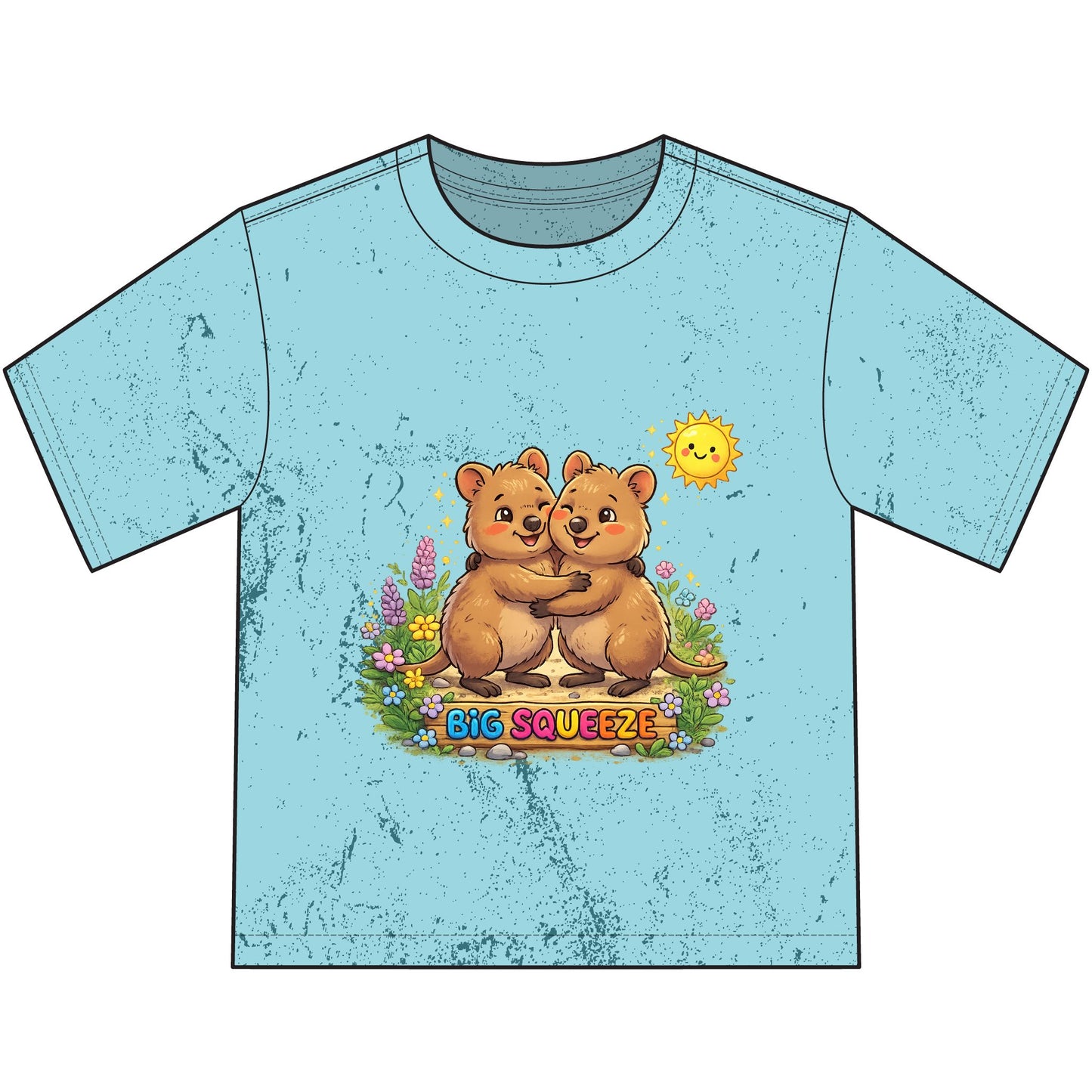 Big Squeeze Quokka Heavyweight Color Blast Youth T-Shirt