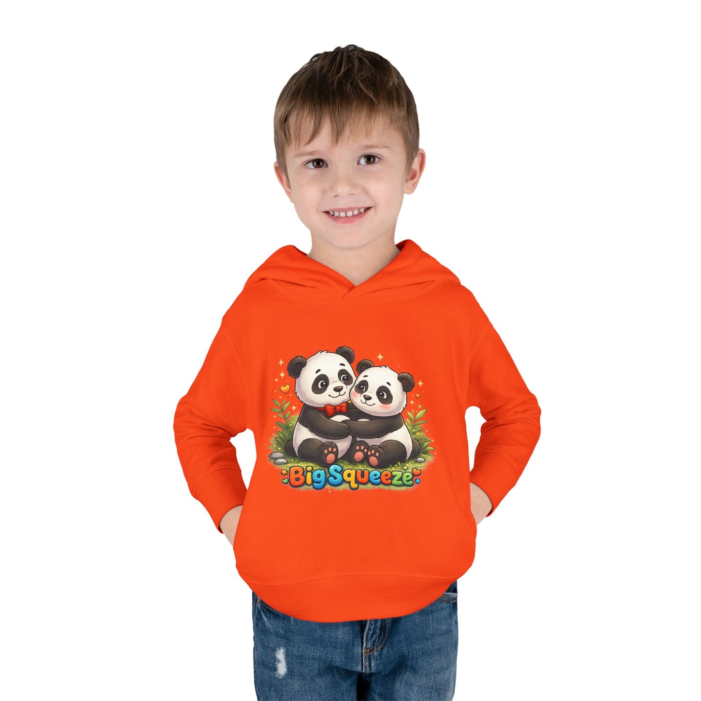 Big Squeeze Panda Toddler Pullover Fleece Hoodie