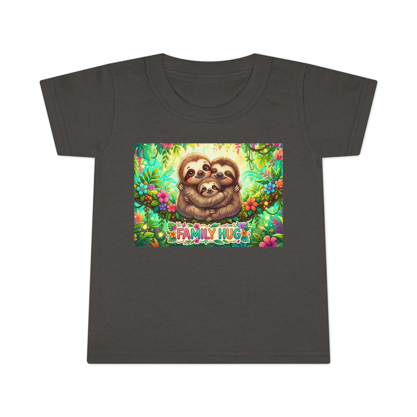 Family Hug Sloth Toddler T-shirt