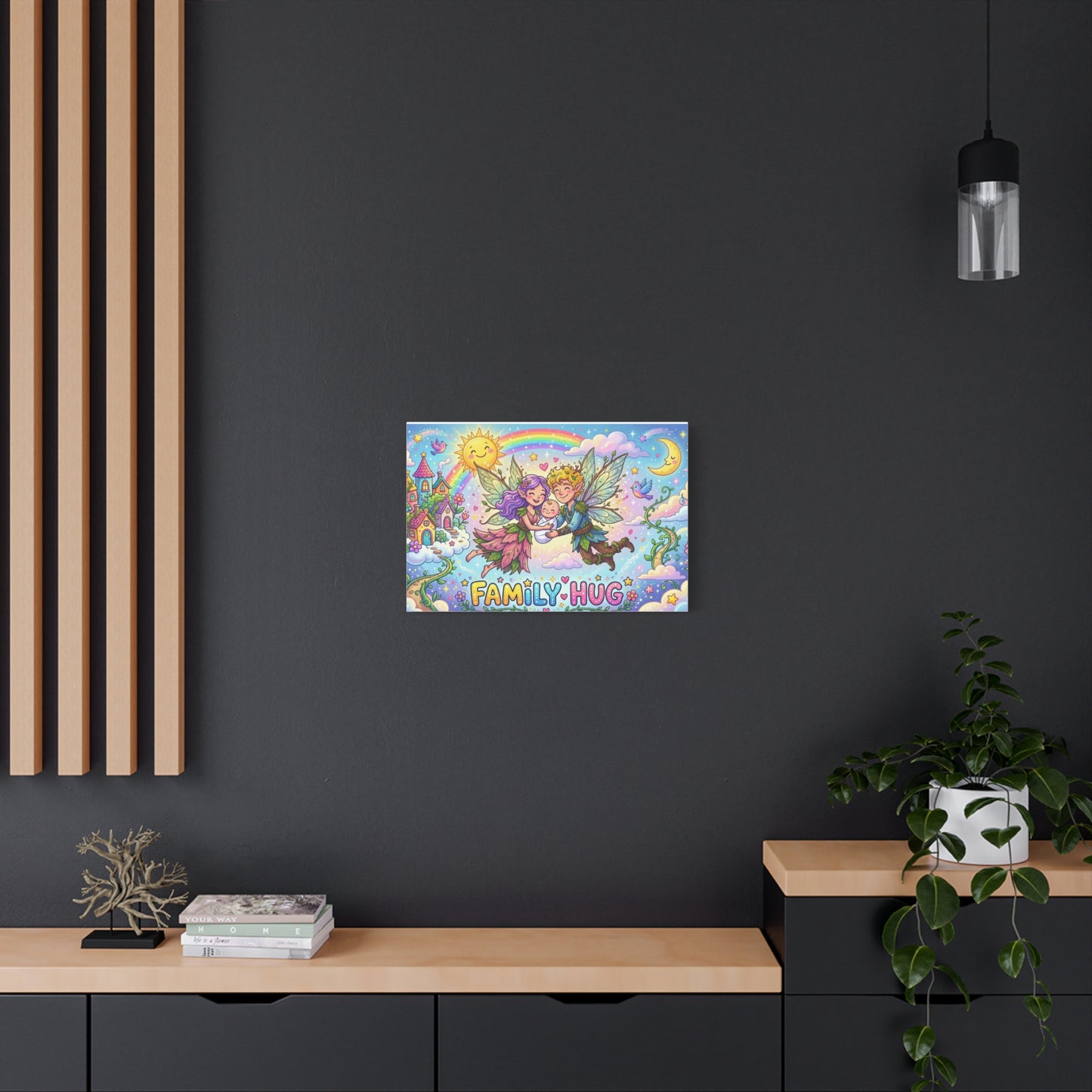 Family Hug Fairy Classic Canvas