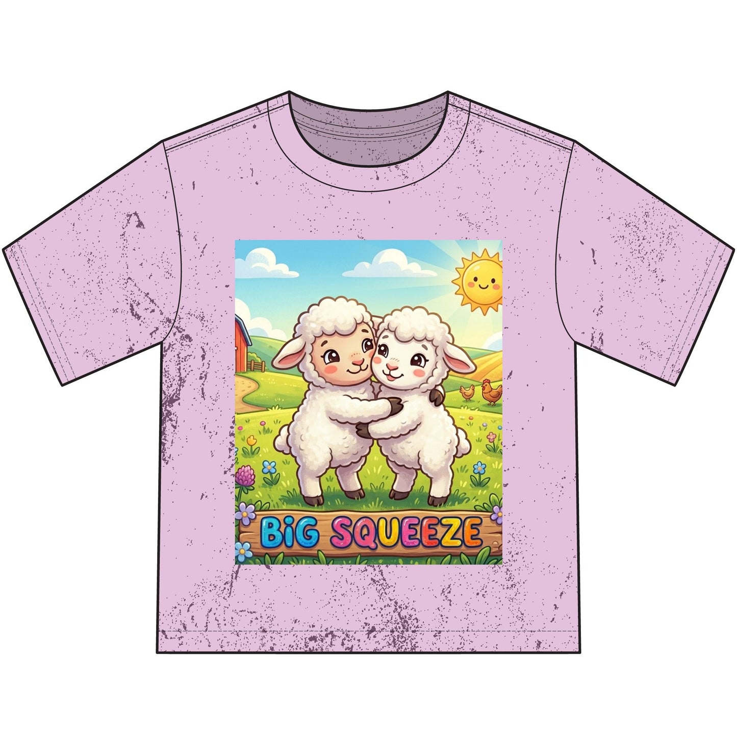 Big Squeeze Lamb Heavyweight Color Blast Youth T-Shirt