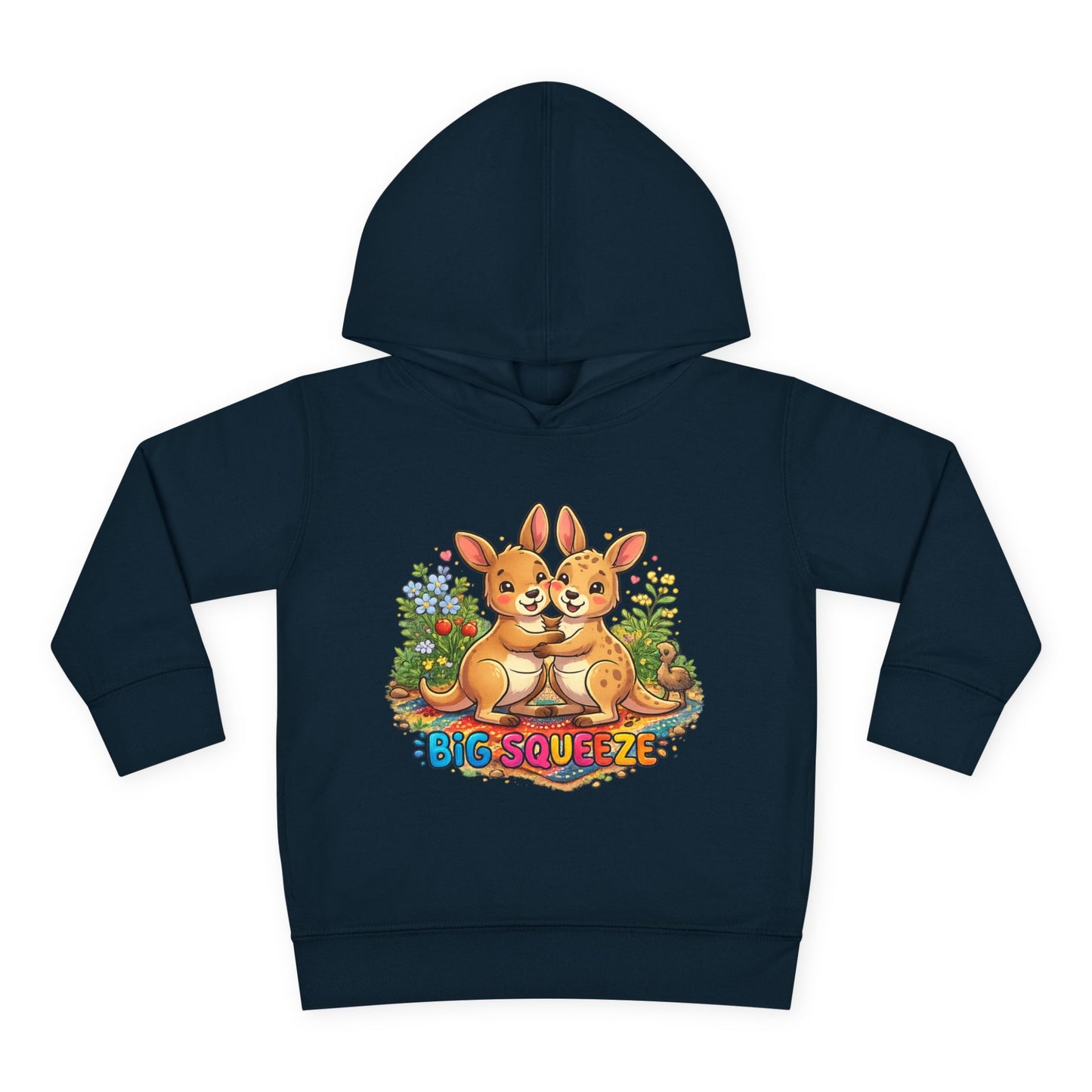 Big Squeeze Kangaroo Toddler Pullover Fleece Hoodie