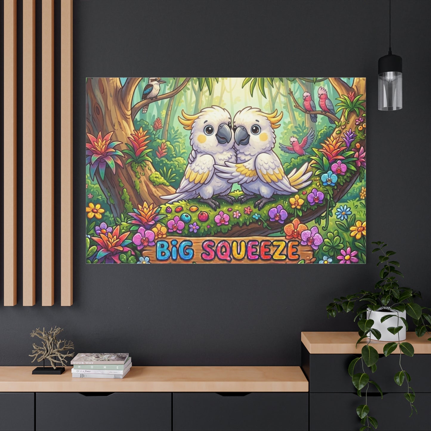 Big Squeeze Cockatoo Classic Canvas