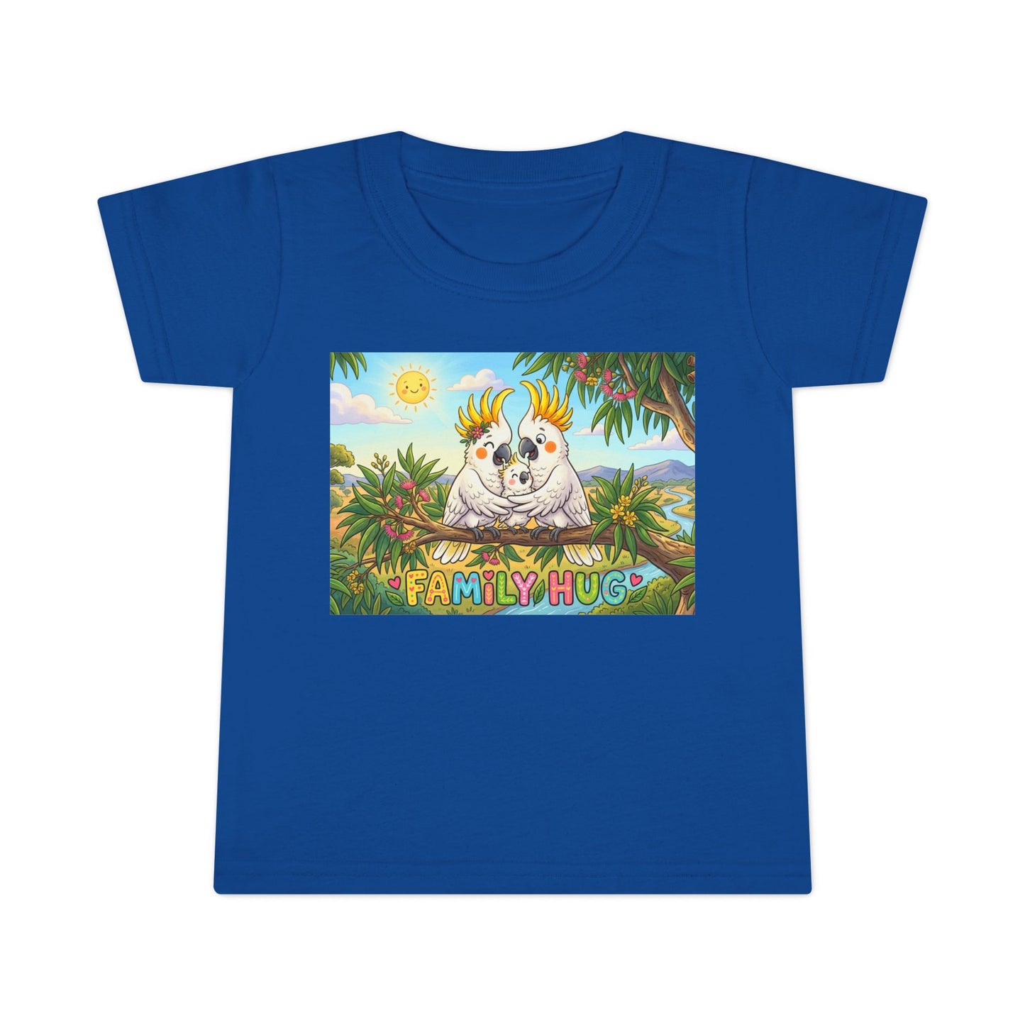 Family Hug Cockatoo Toddler T-shirt