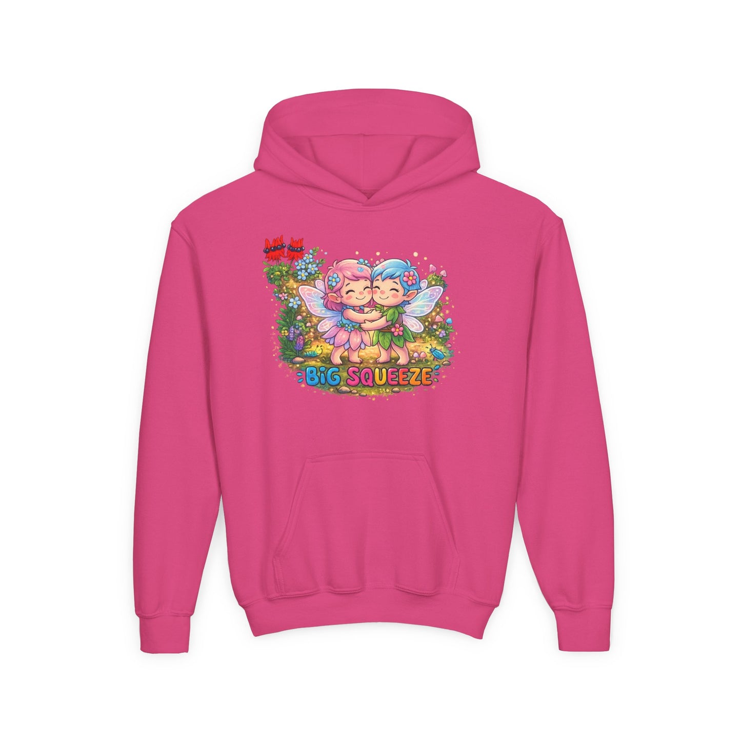 Big Squeeze Fairy Youth Heavy Blend Hooded Sweatshirt