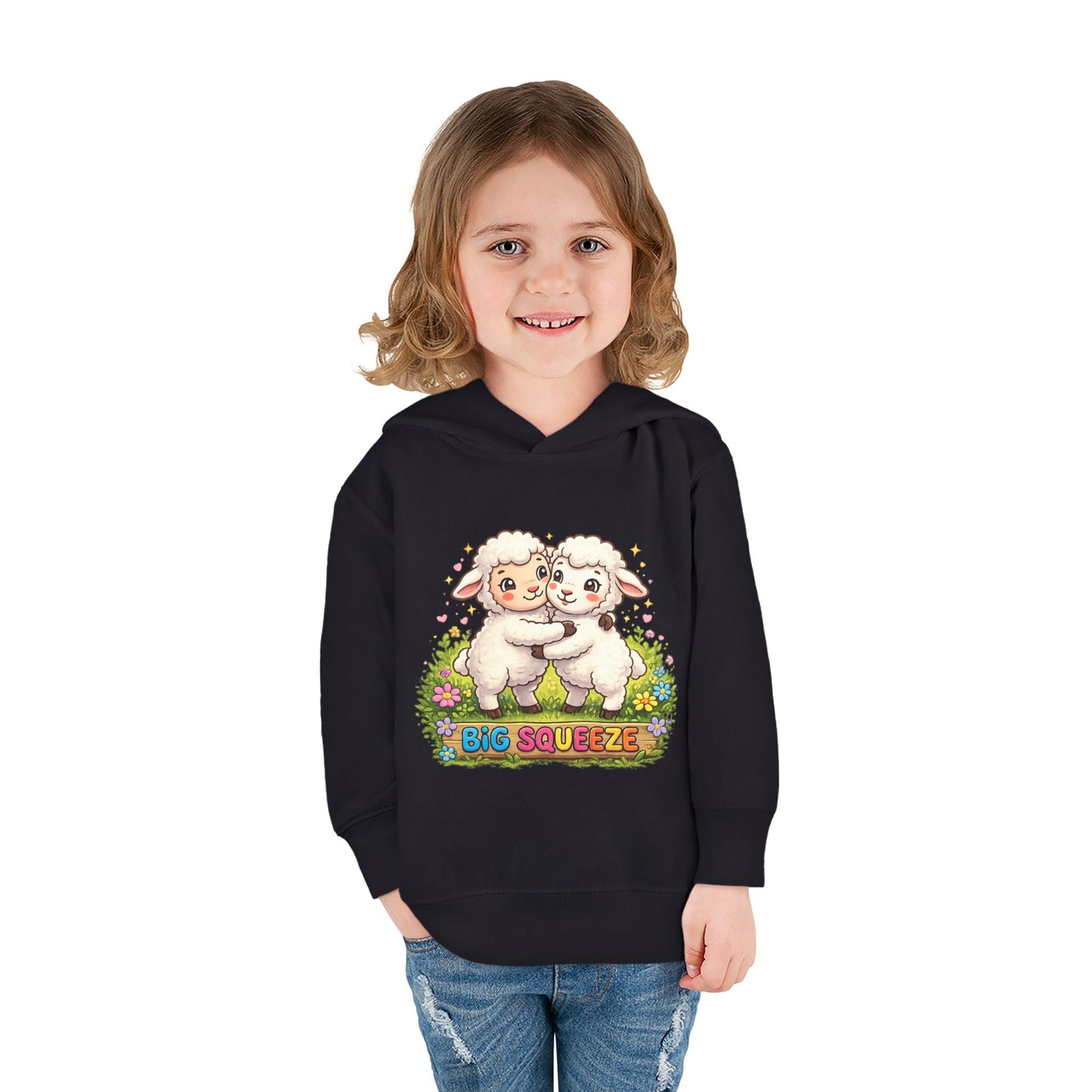 Big Squeeze Lamb Toddler Pullover Fleece Hoodie