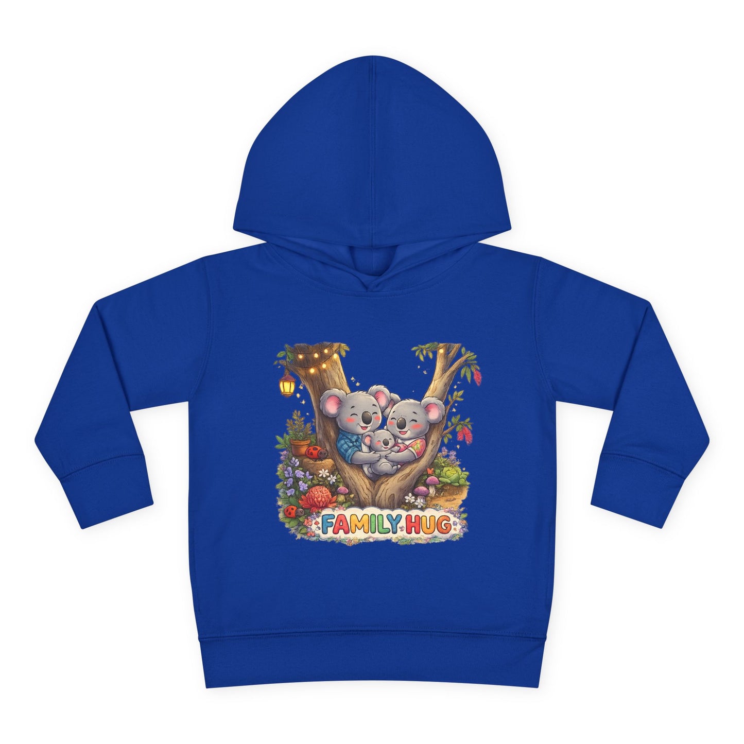 Family Hug Koala Toddler Pullover Fleece Hoodie