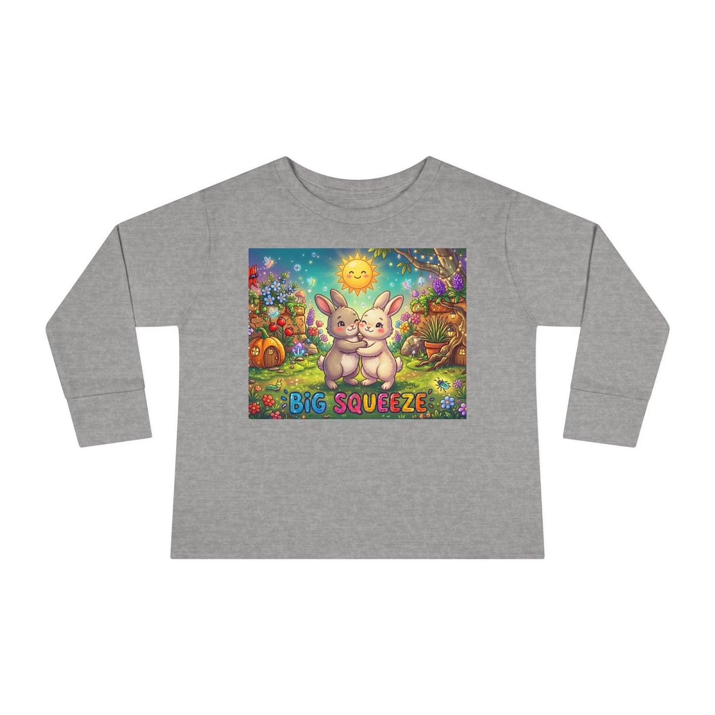 Big Squeeze Bunny Toddler Long Sleeve Tee