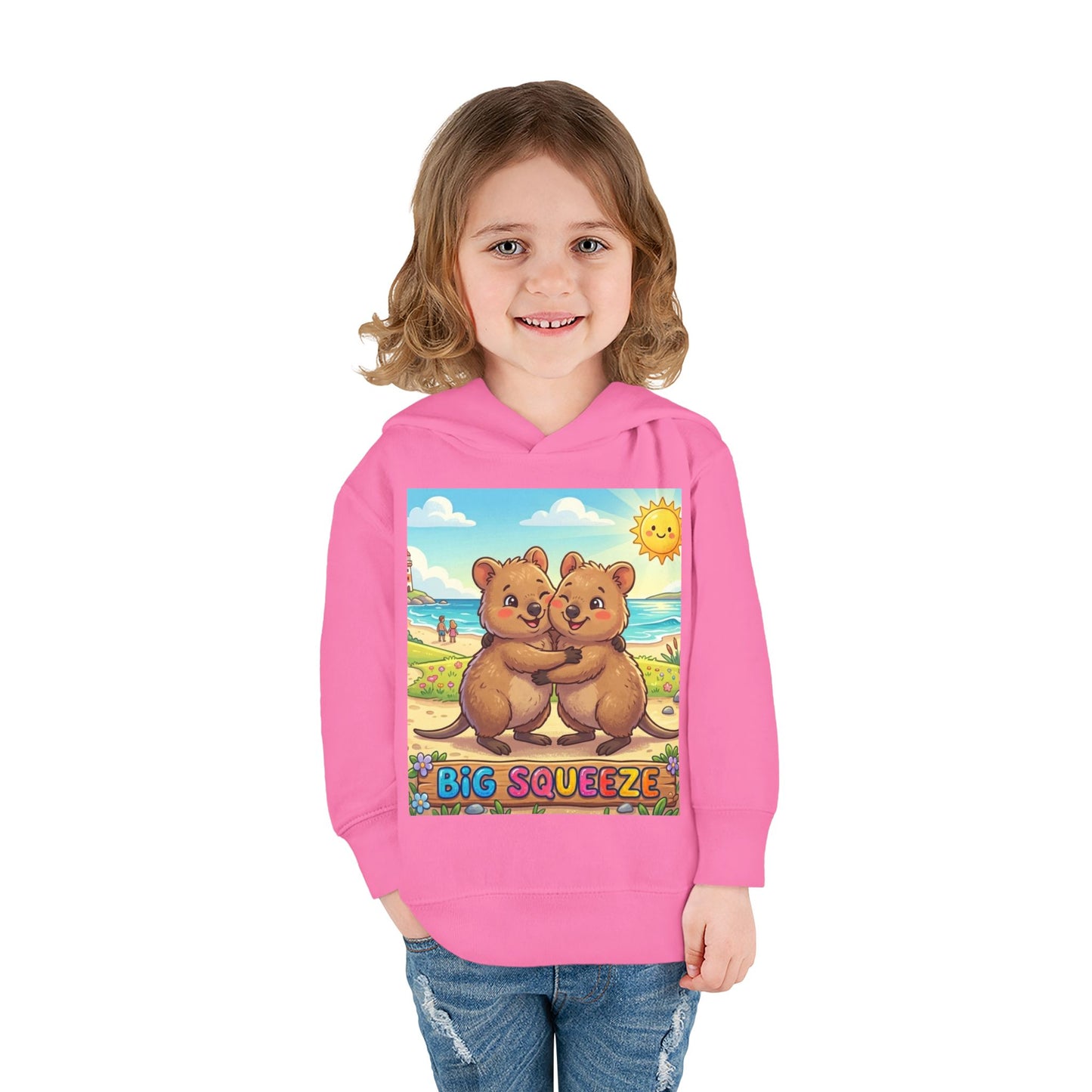 Big Squeeze Quokka Toddler Pullover Fleece Hoodie