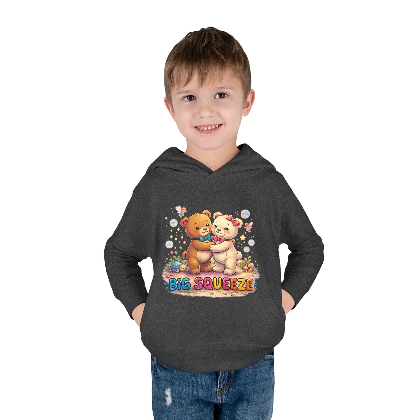 Big Squeeze Teddy Toddler Pullover Fleece Hoodie