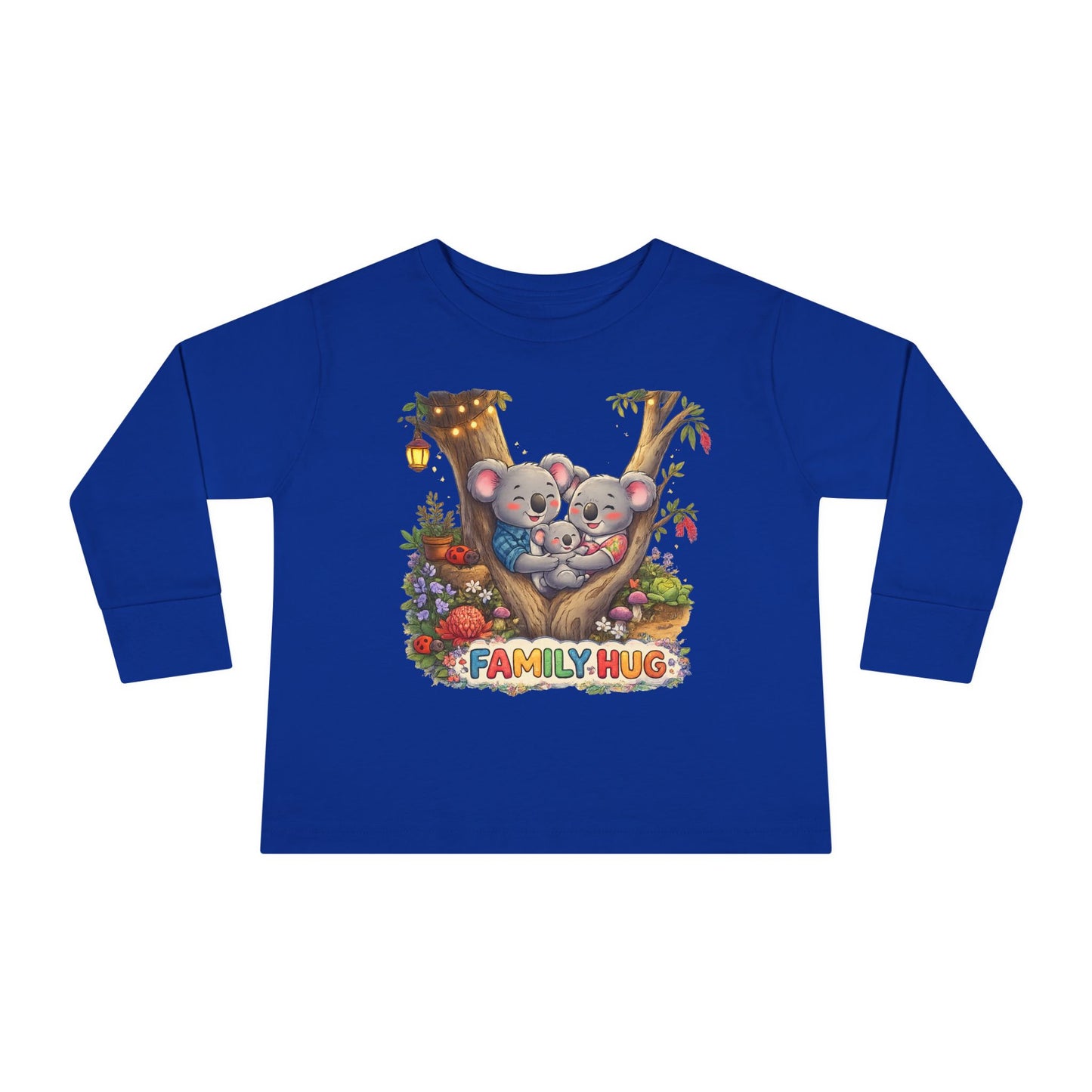 Family Hug Koala Toddler Long Sleeve Tee
