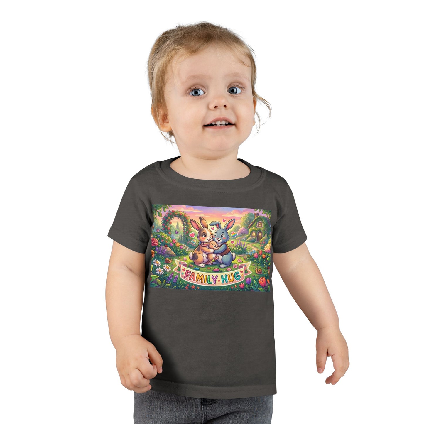 Family Hug Bunny Toddler T-shirt