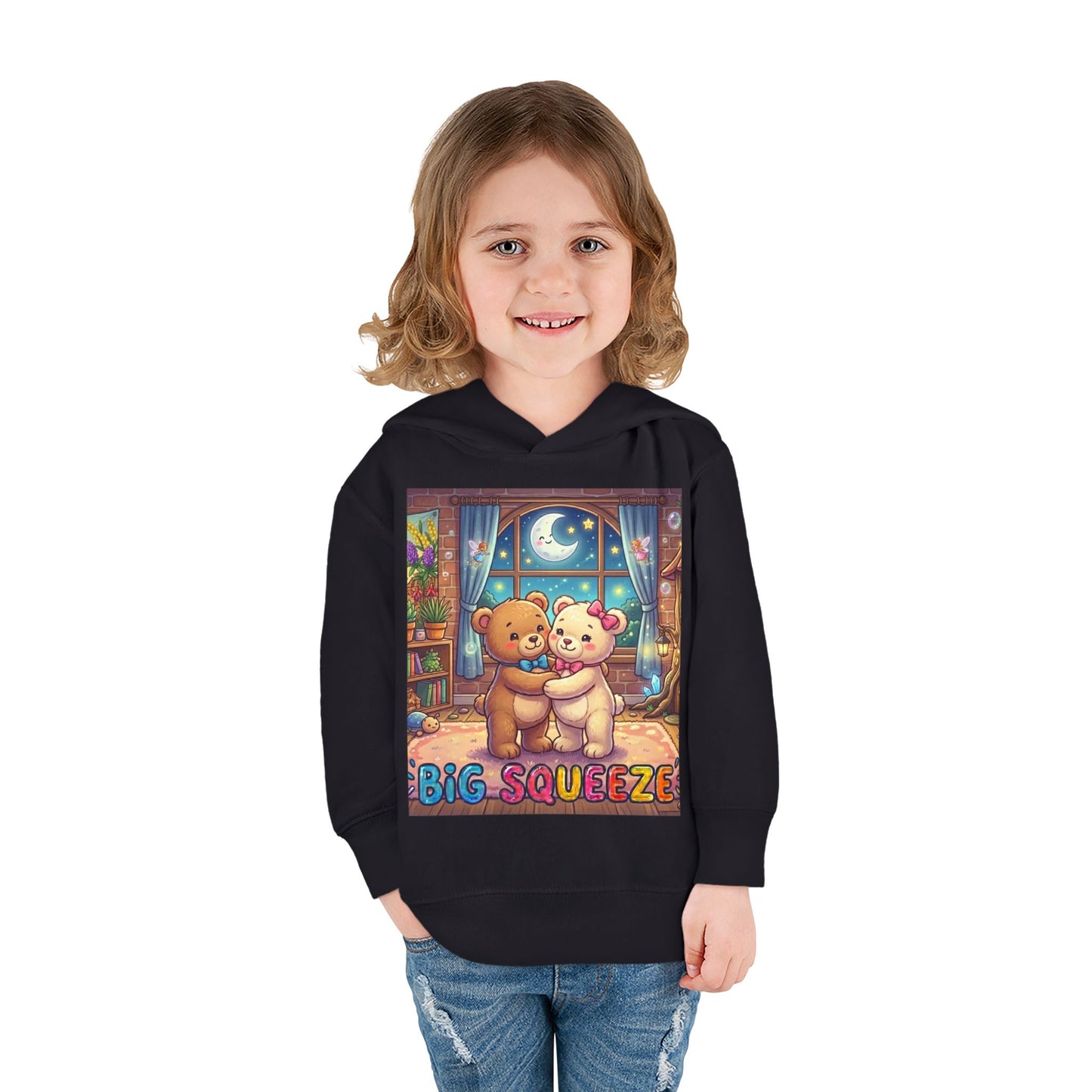 Big Squeeze Teddy Toddler Pullover Fleece Hoodie