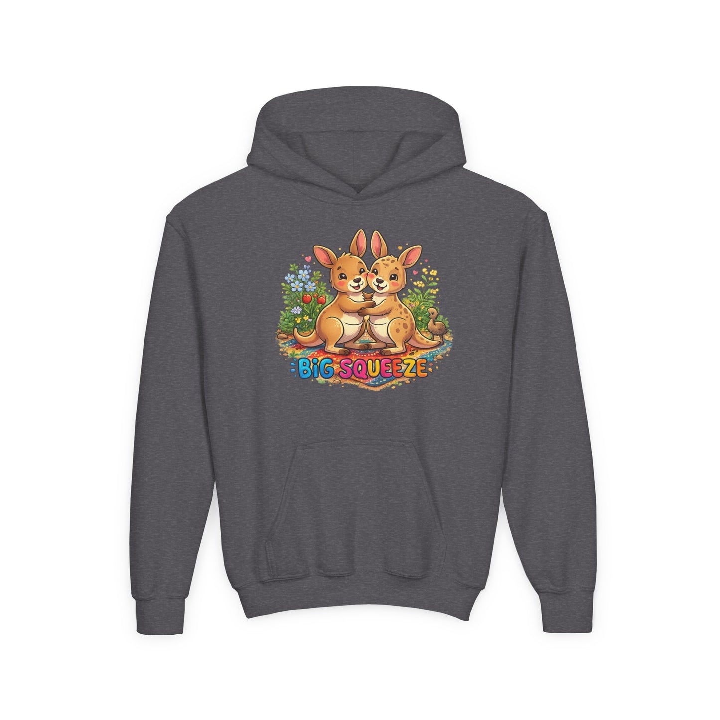 Big Sueeze Kangaroo Youth Heavy Blend Hooded Sweatshirt