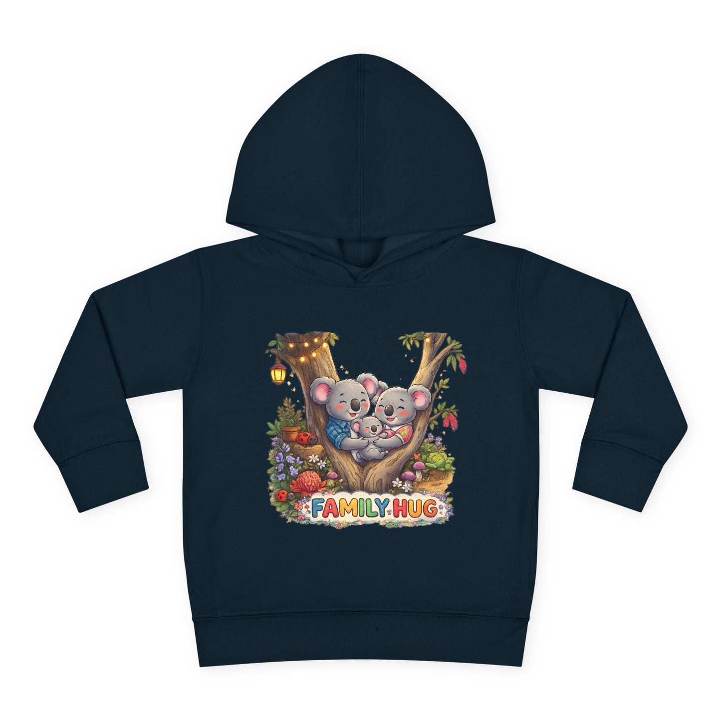 Family Hug Koala Toddler Pullover Fleece Hoodie