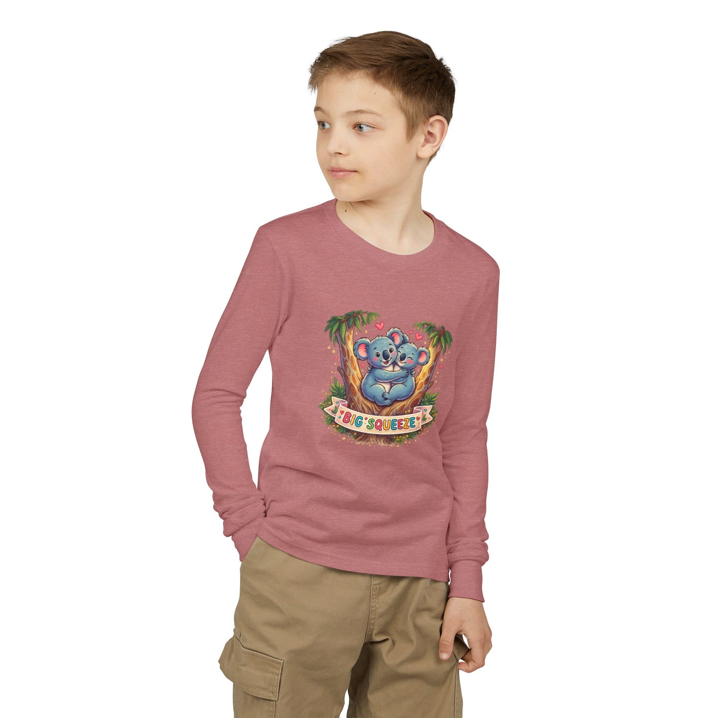 Big Squeeze Koala Youth Jersey Long Sleeve Tee