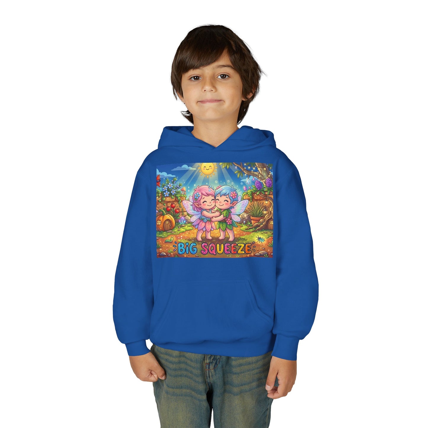 Big Squeeze Fairy Youth Heavy Blend Hooded Sweatshirt