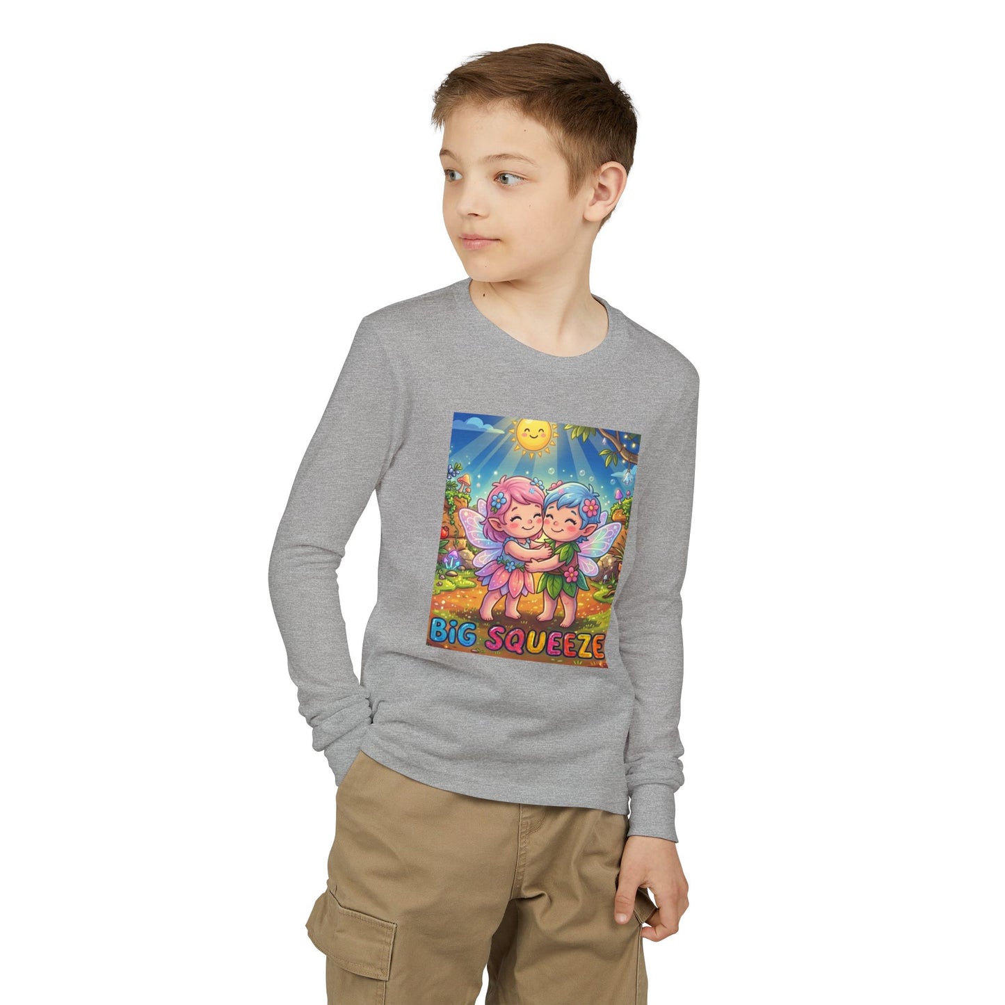 Big Squeeze Fairy Youth Jersey Long Sleeve Tee