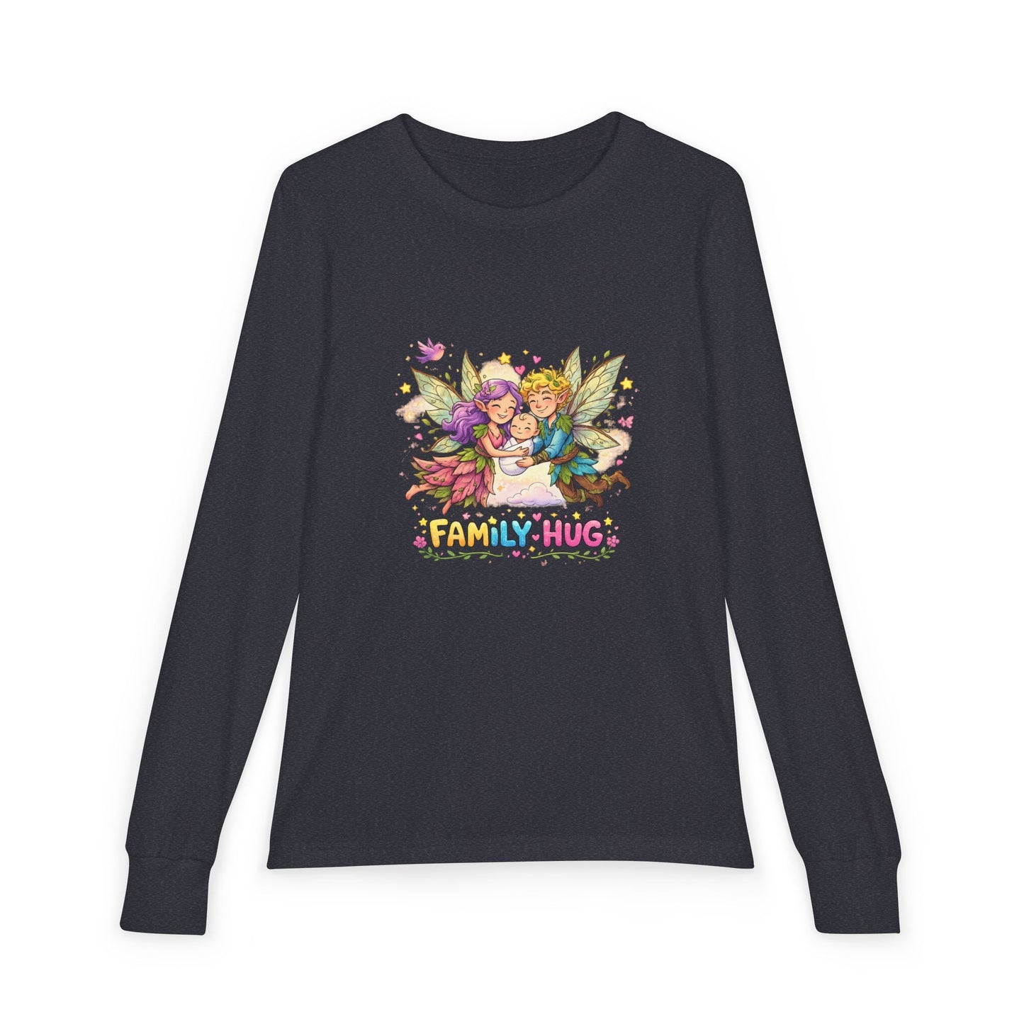 Family Hug Fairy Youth Jersey Long Sleeve Tee
