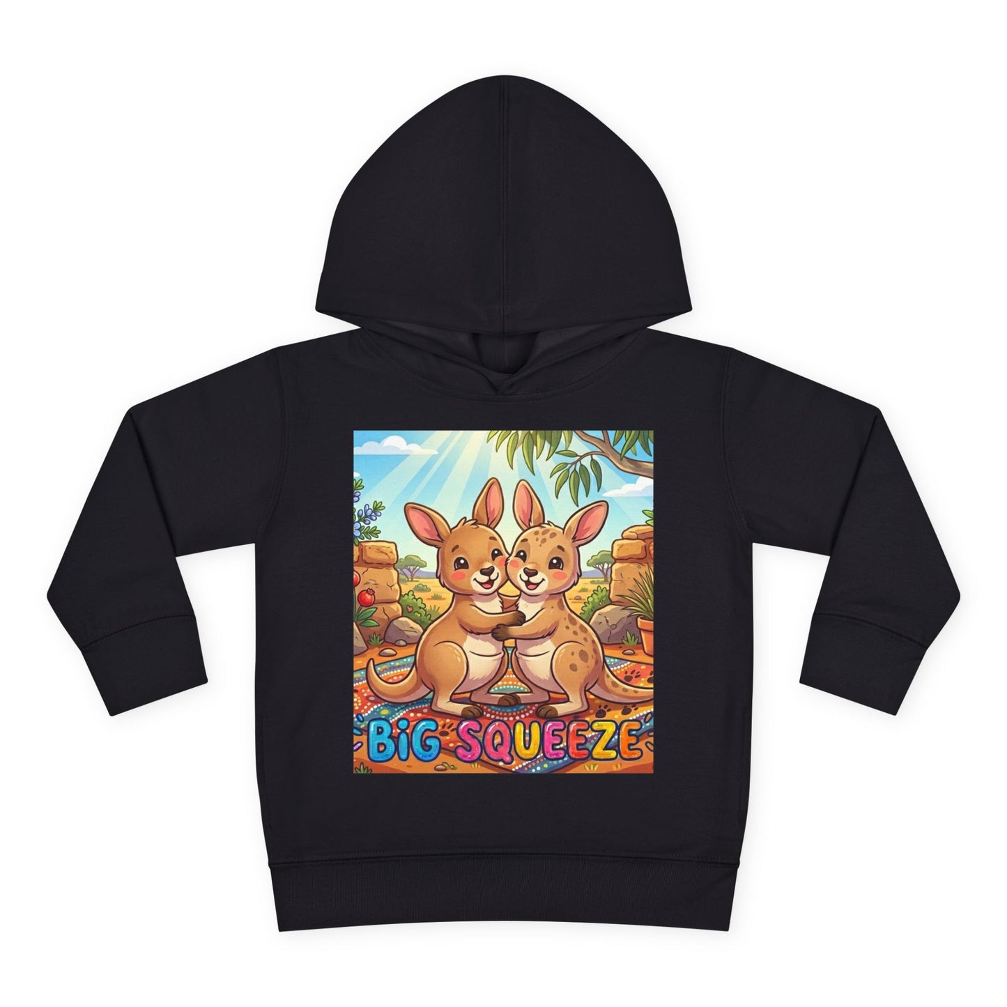 Big Squeeze Kangaroo Toddler Pullover Fleece Hoodie