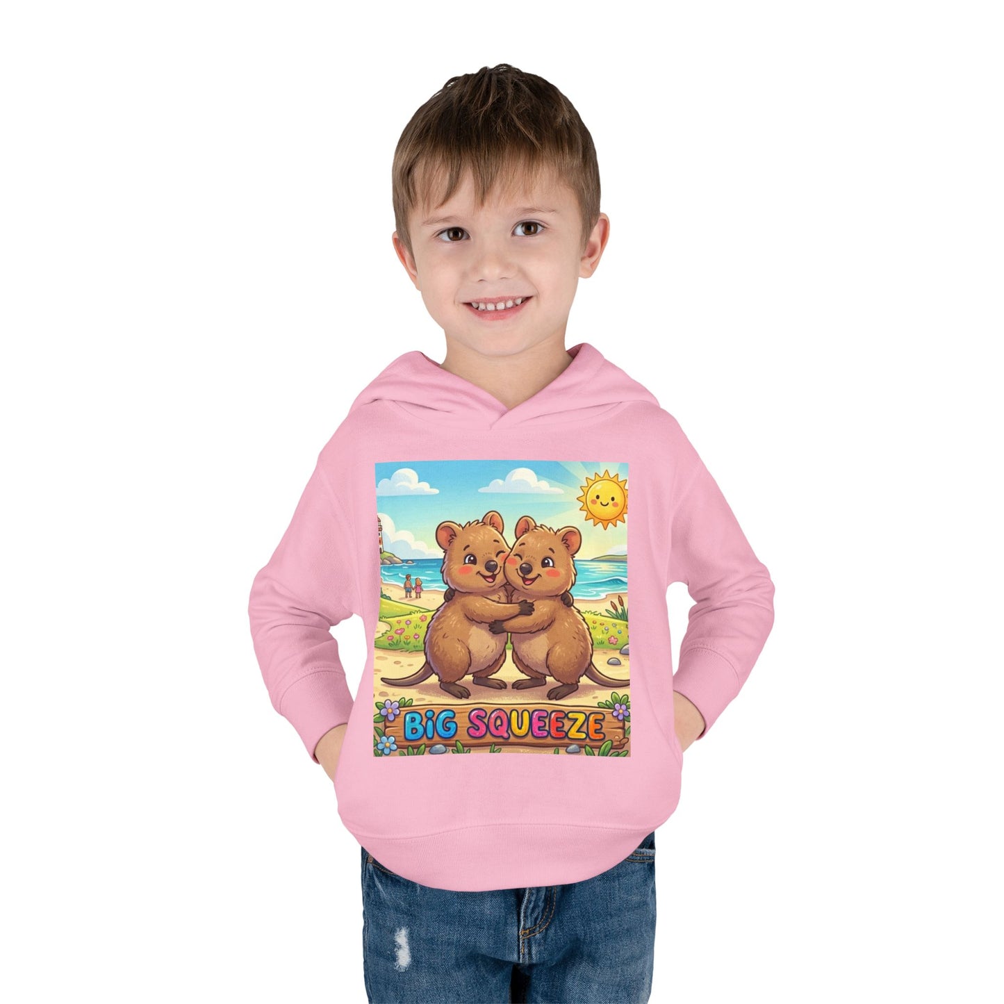 Big Squeeze Quokka Toddler Pullover Fleece Hoodie