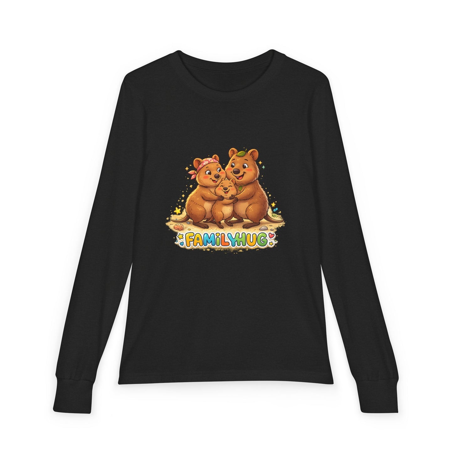Family Hug Quokka Youth Jersey Long Sleeve Tee