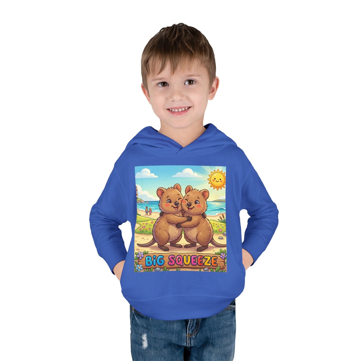 Big Squeeze Quokka Toddler Pullover Fleece Hoodie