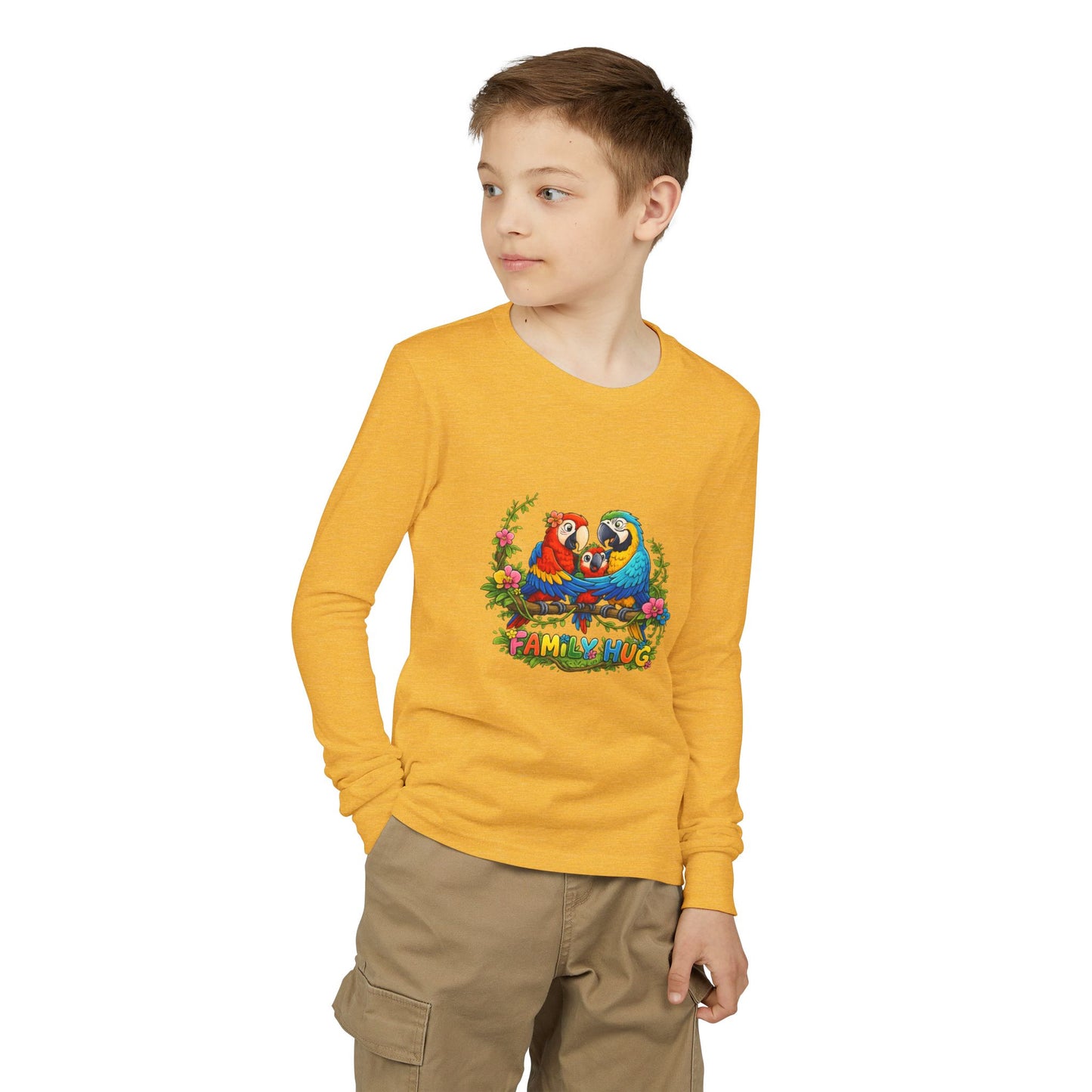 Family Hug Maqaw Youth Jersey Long Sleeve Tee