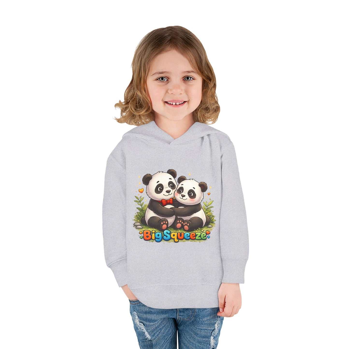 Big Squeeze Panda Toddler Pullover Fleece Hoodie