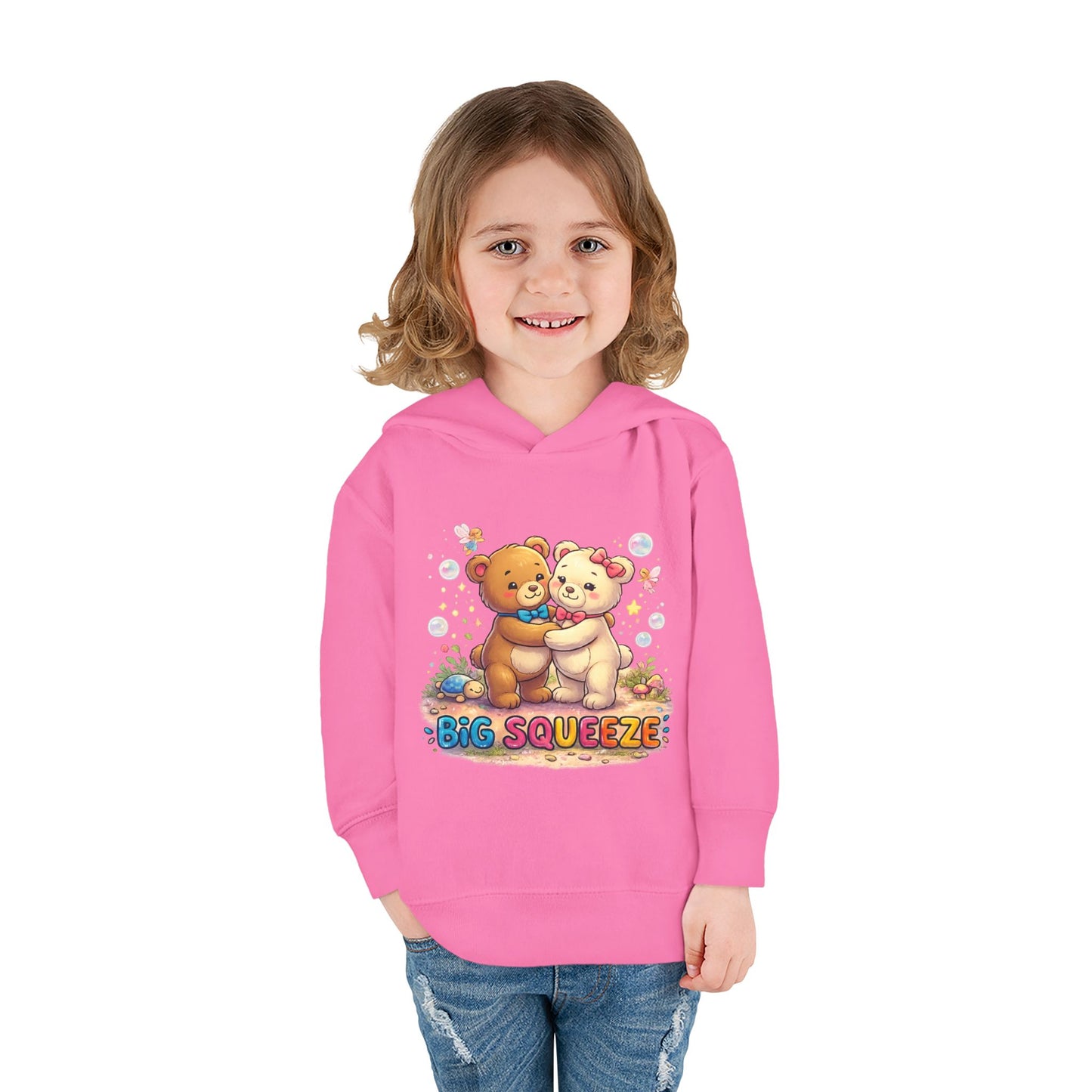 Big Squeeze Teddy Toddler Pullover Fleece Hoodie