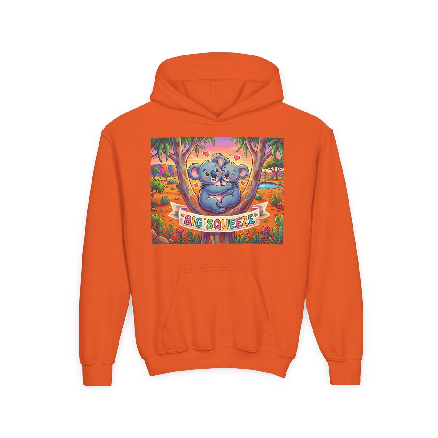 Big Squeeze Koala Youth Heavy Blend Hooded Sweatshirt