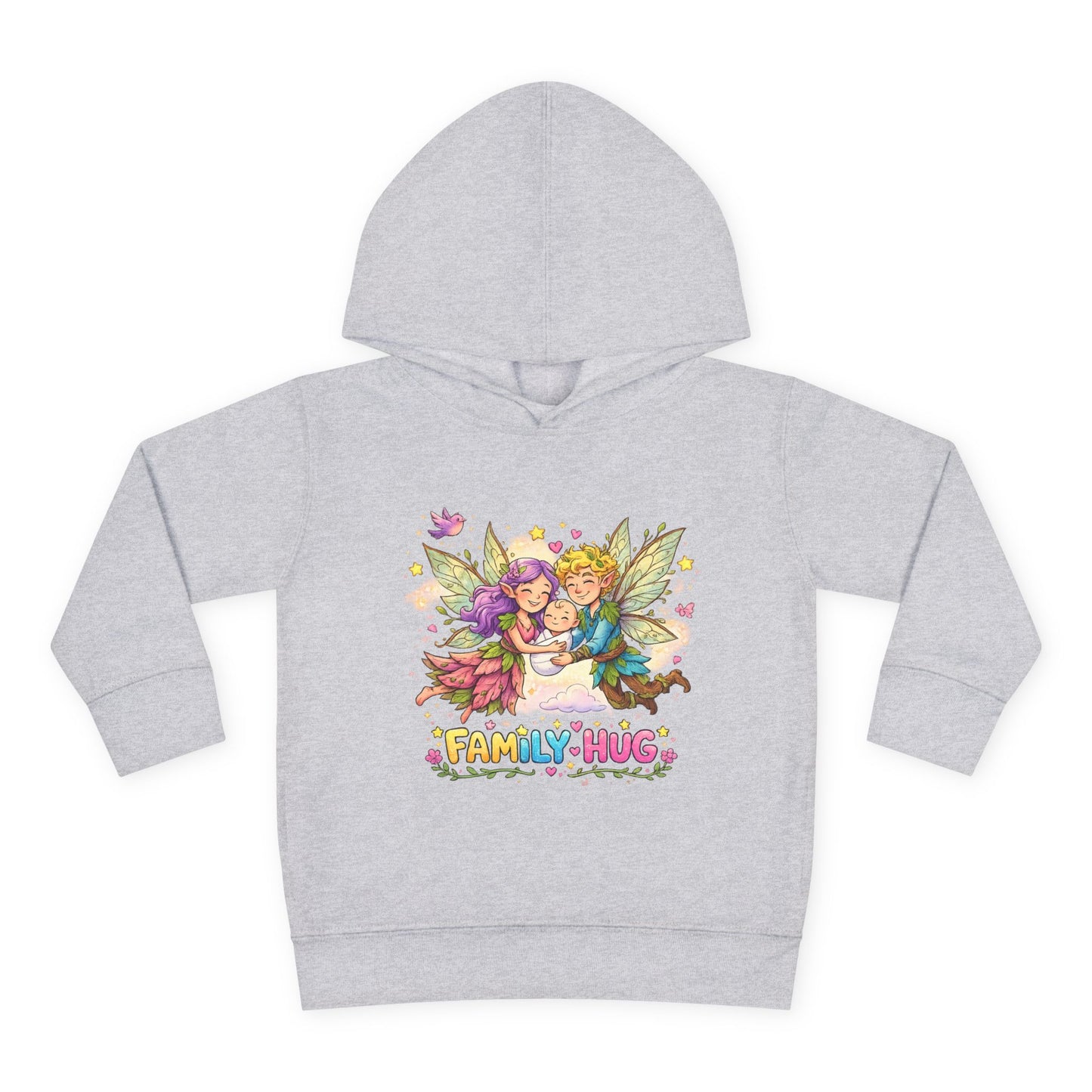 Family Hug Fairy Toddler Pullover Fleece Hoodie