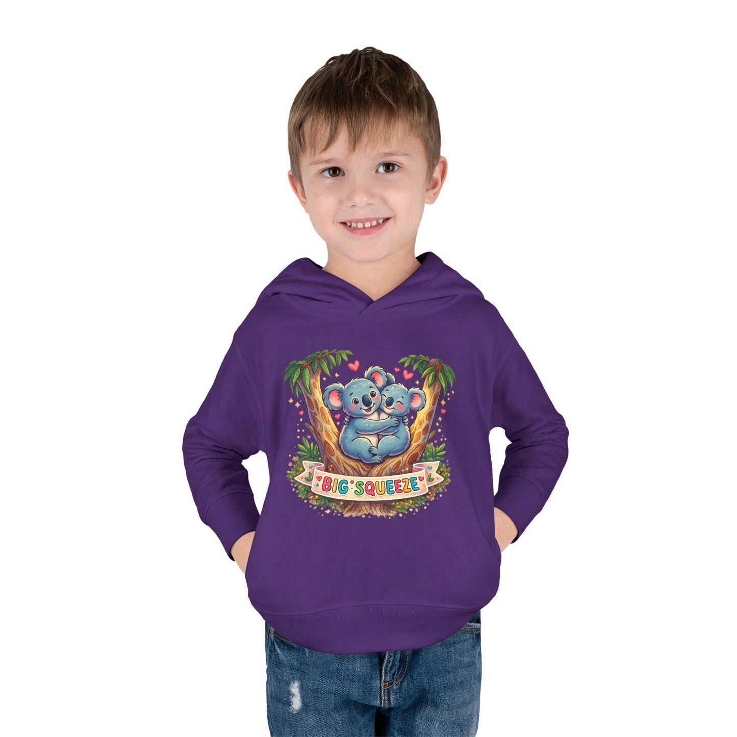 Big Squeeze Koala Toddler Pullover Fleece Hoodie