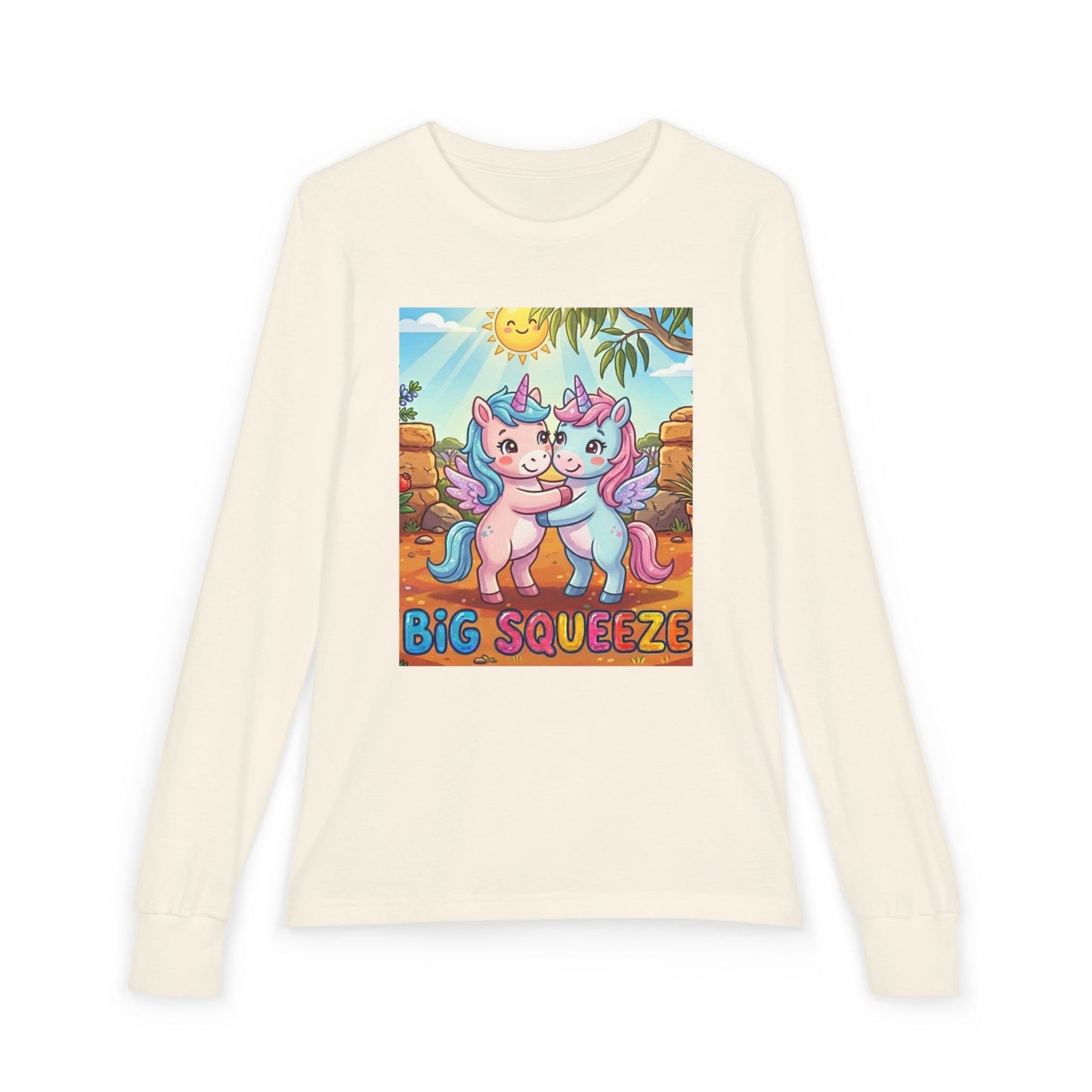 Big Squeeze Unicorn Youth Jersey Long Sleeve Tee