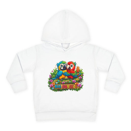 Big Squeeze Macaw Toddler Pullover Fleece Hoodie