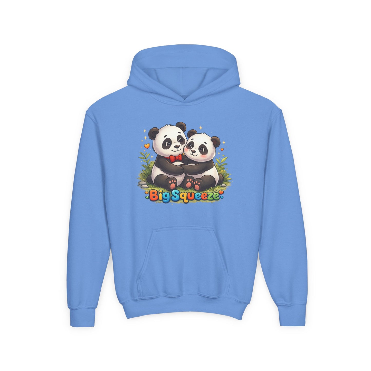 Big Squeeze Panda Youth Heavy Blend Hooded Sweatshirt