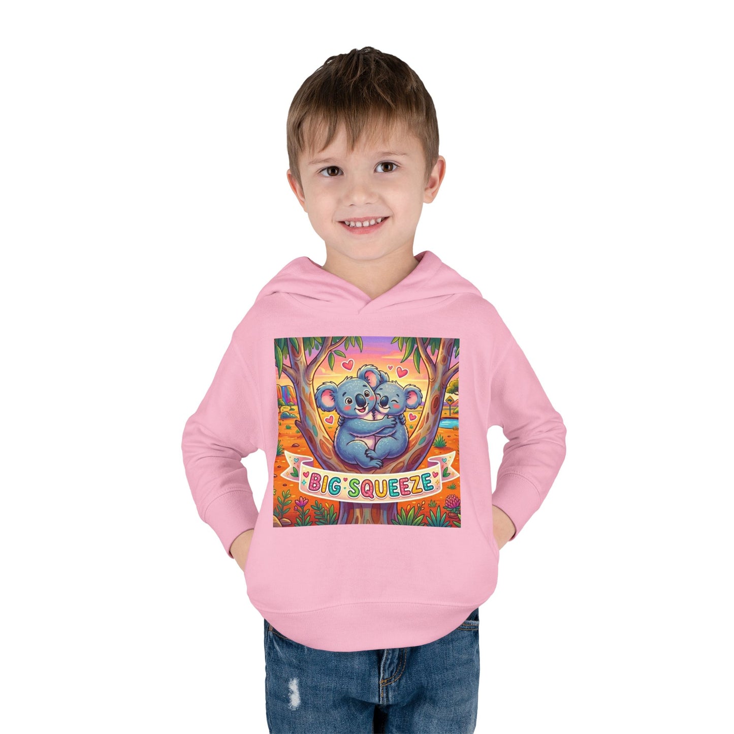Big Squeeze Koala Toddler Pullover Fleece Hoodie