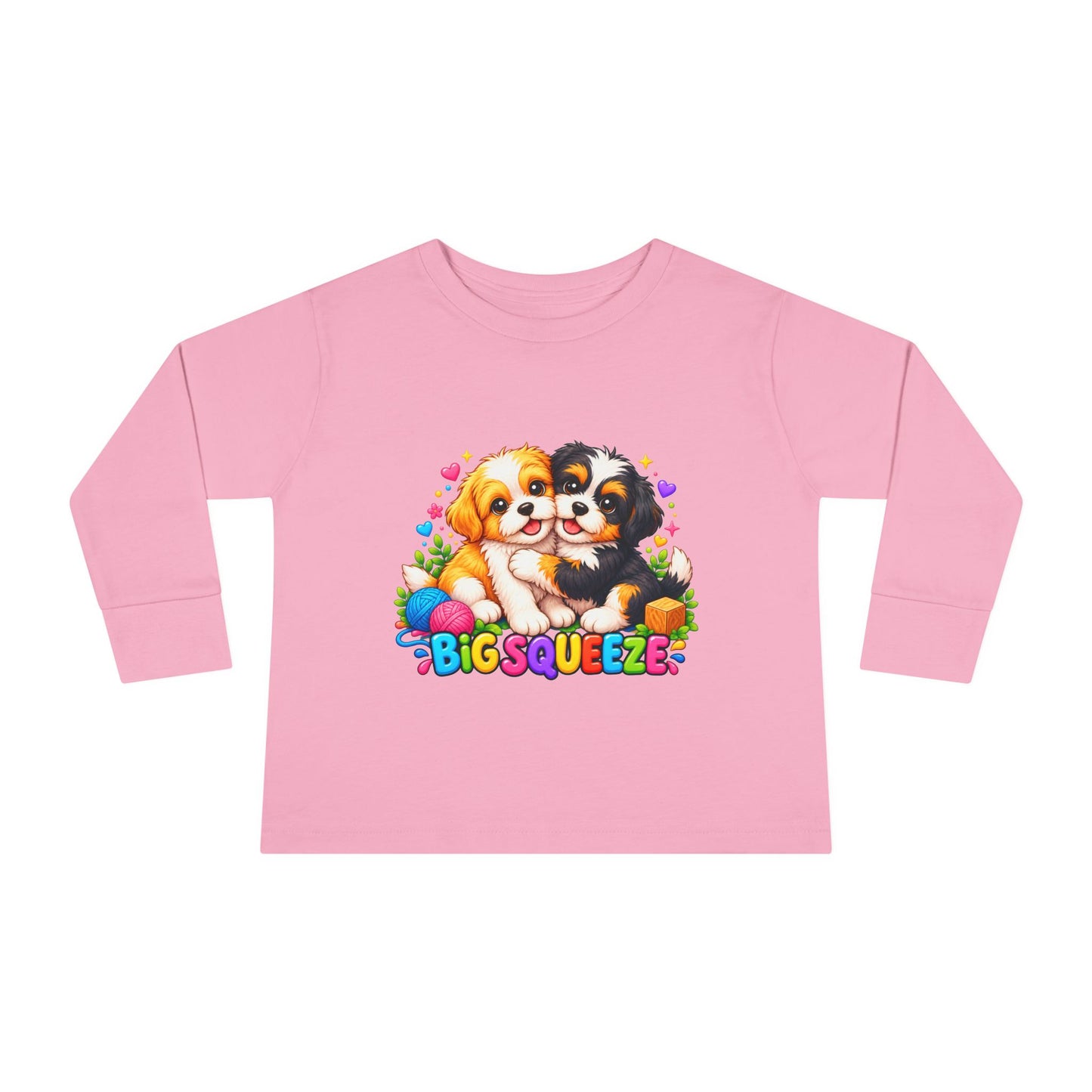 Big Squeeze Shih Tzu Toddler Long Sleeve Tee