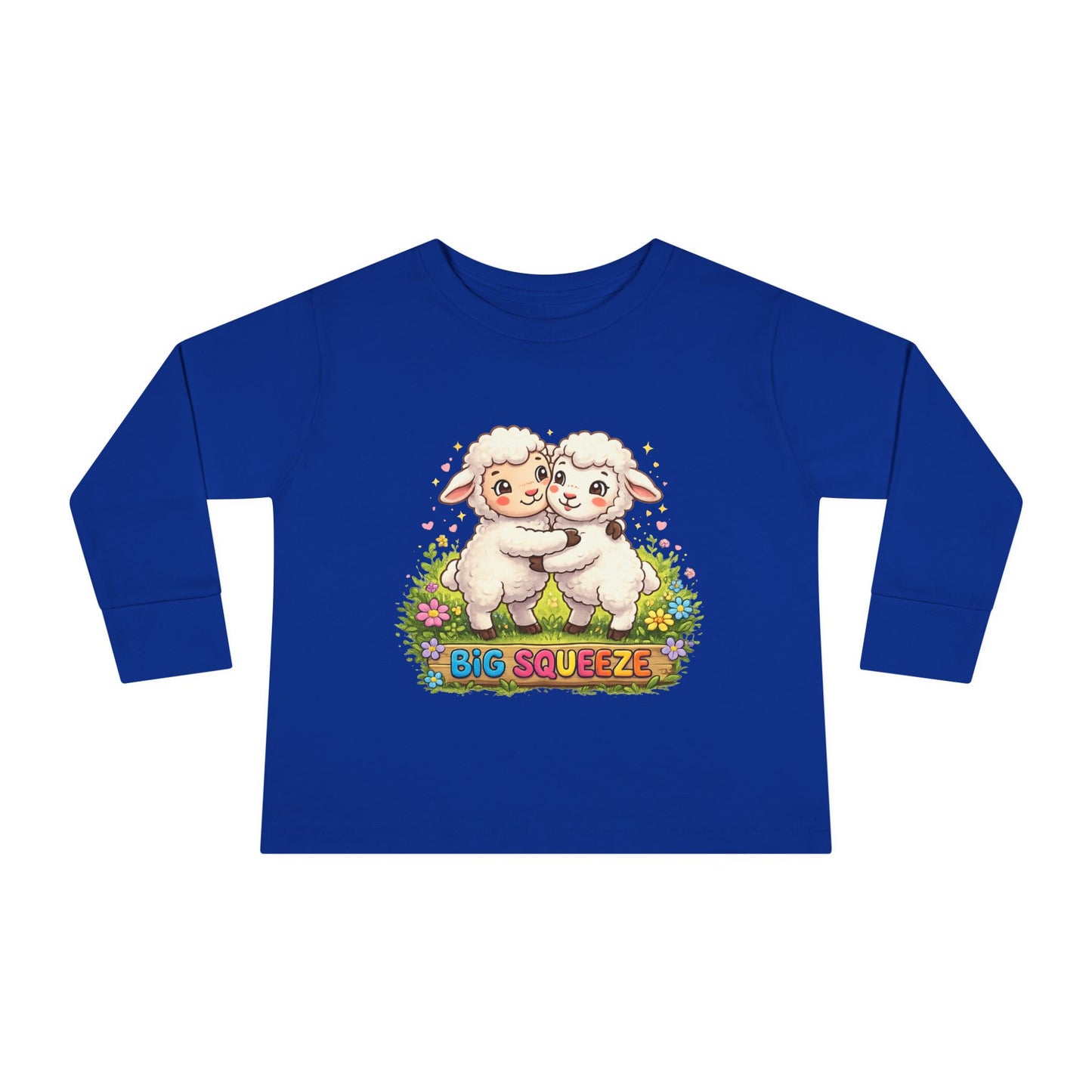 Big Squeeze Lamb Toddler Long Sleeve Tee