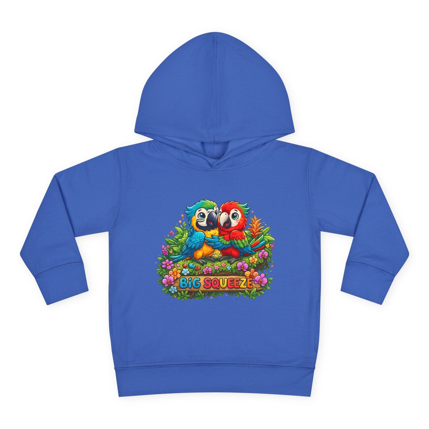 Big Squeeze Macaw Toddler Pullover Fleece Hoodie